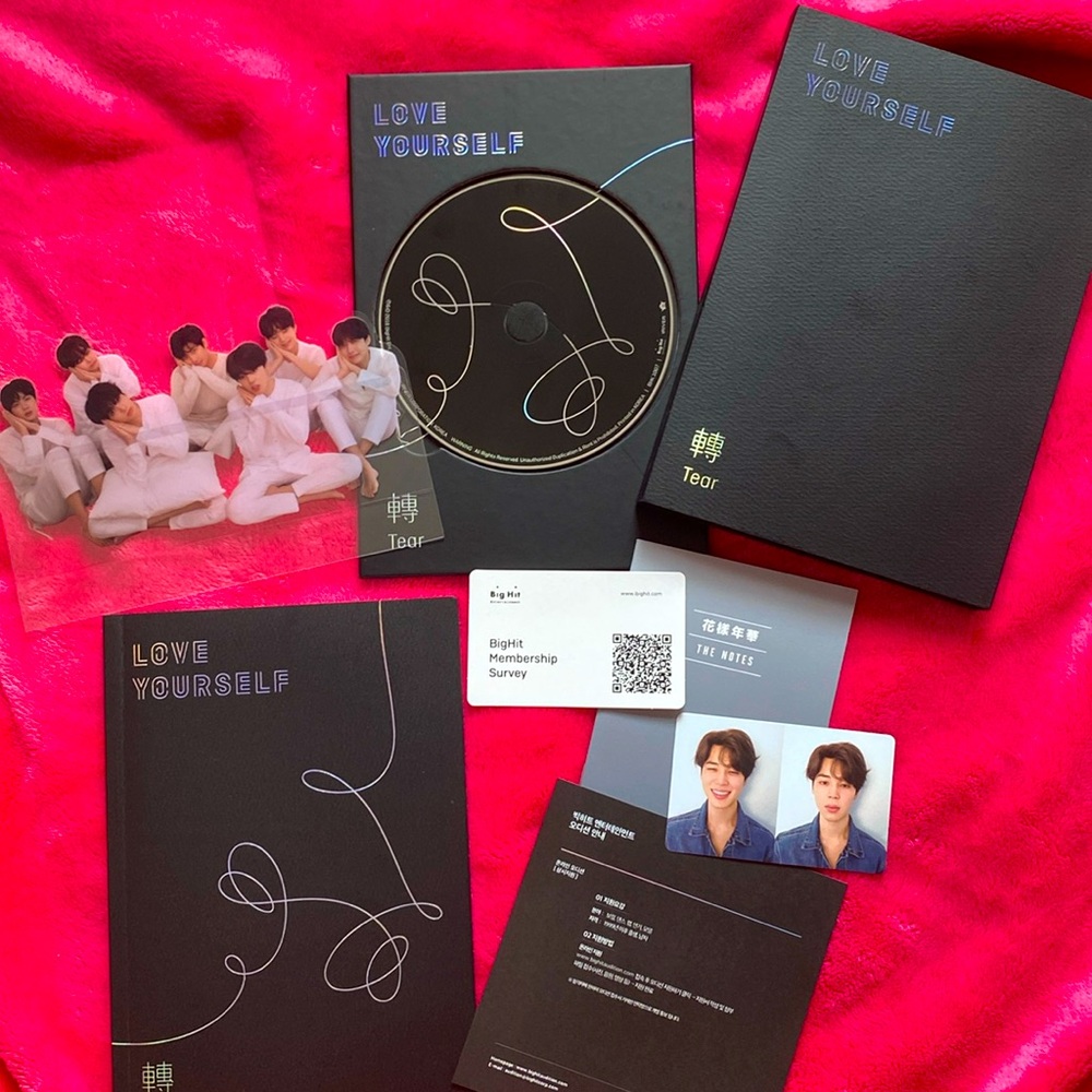 NWT BTS LOVE YOURSELF: Tear Version R ALL INCLUSIONS (no poster)